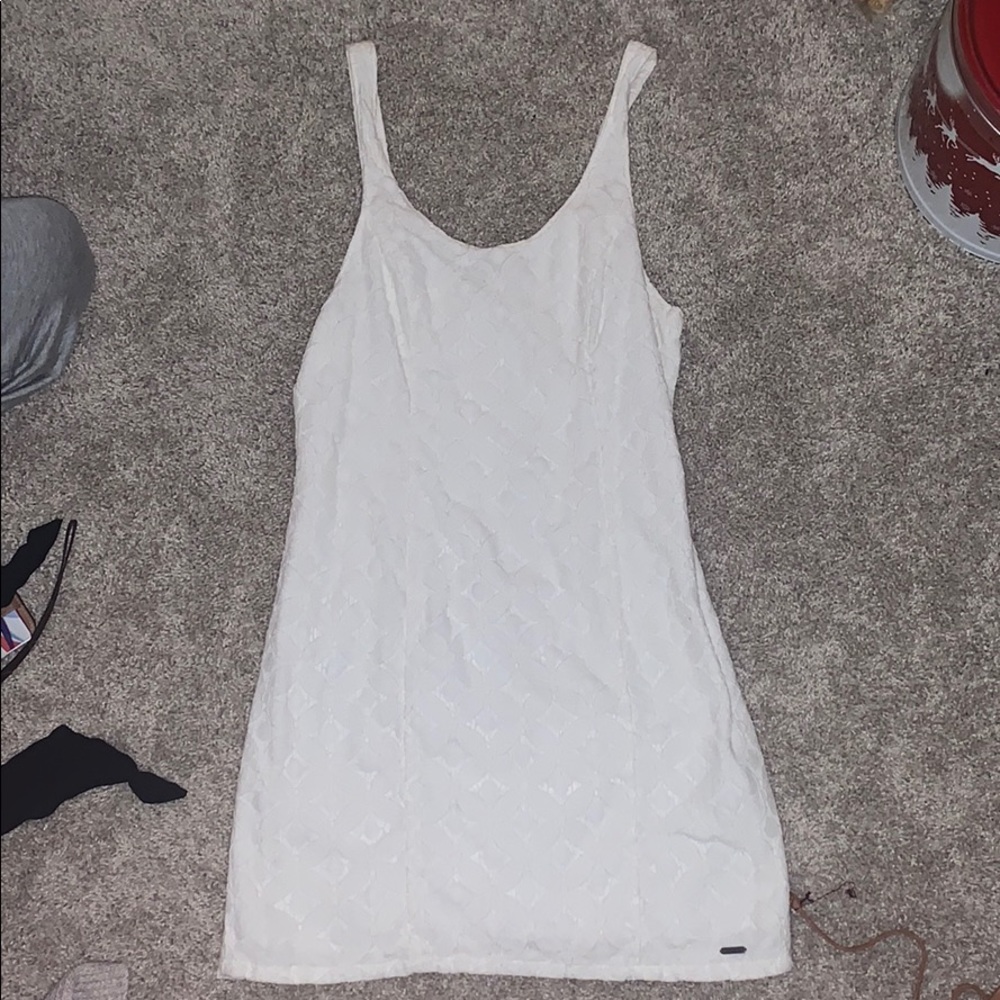 Hollister white dress